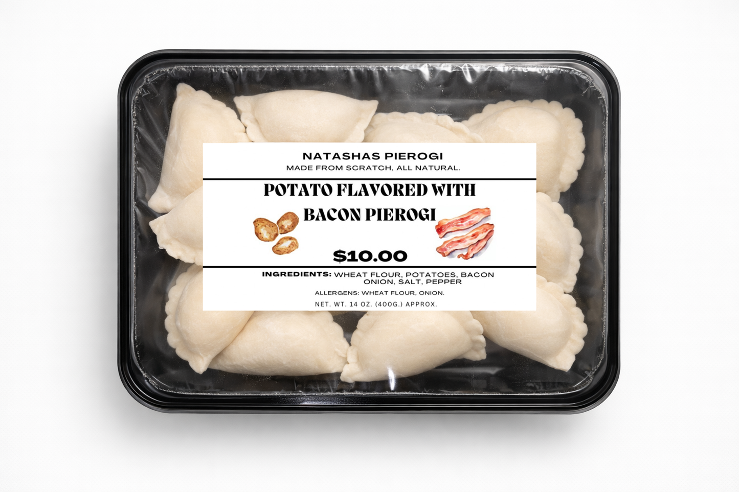 Potato Bacon Pierogi