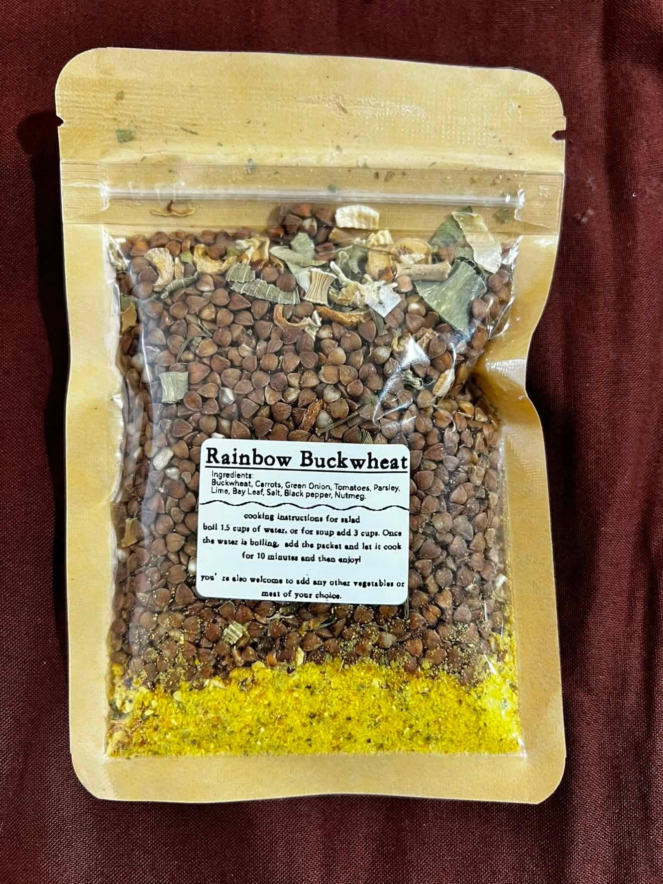 Rainbow Buckwheat Soup | Camping/Hiking Meal | Comfort Food |Easy Dinner Mix | Healthy Soup Mix | Foodie Gift | Housewarming Gift __etsy:7961778221