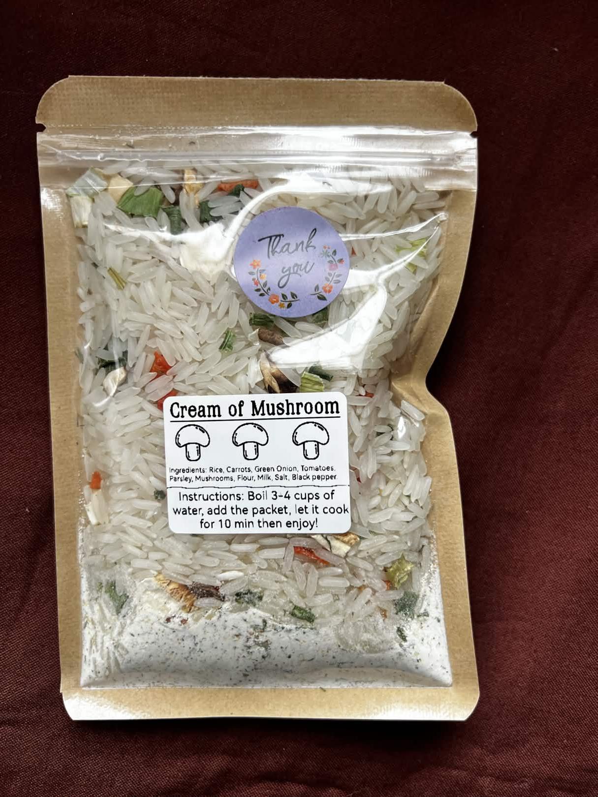 Cream of Mushroom Soup Mix, Homemade Dry Soup Mix, Camping/Hiking Meal, Comfort Food Gift, Housewarming Gift, Pantry Staple, Easy Dinner Mix __etsy:7785213395