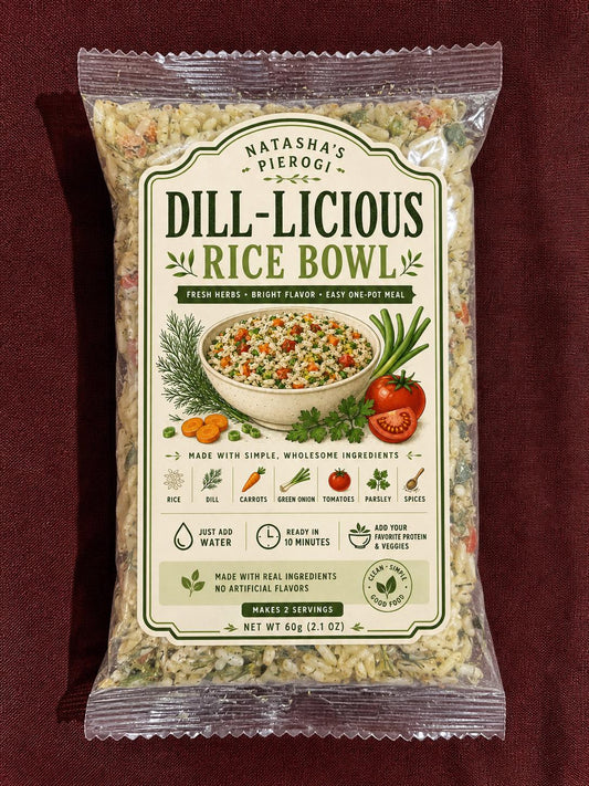 Dill-Licious Rice Bowl Mix | Herby One Pot Rice Dinner | Get Well Soon Gift | Care Package Meal | Easy Pantry Dinner | Dill Rice Mix __etsy:8065891210