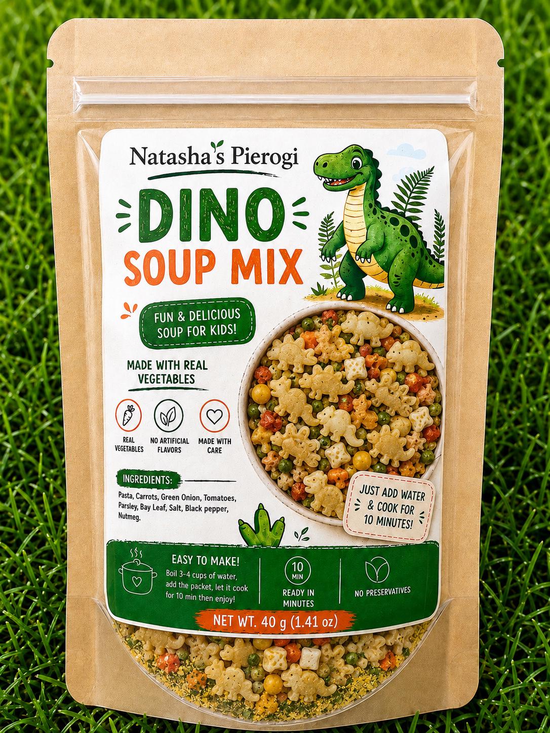 Dinosaur Soup Mix for Kids | Dino Noodle Soup| Get Well Soon Soup Care Package | Fun Kids Meal | Care Package | Easy Homemade Comfort Food __etsy:8113813233