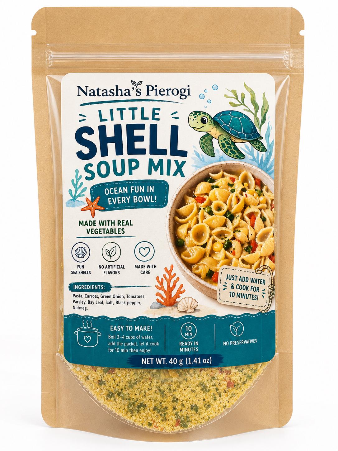Little Shell Soup Mix, Kids Soup Mix, Homemade Dry Soup Mix, Fun Pasta Soup, Comfort Food Gift, Easy Dinner __etsy:8020292644