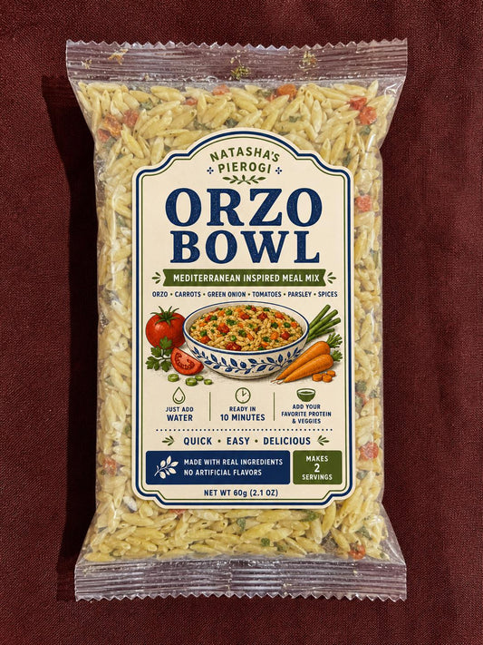 Orzo Bowl Meal Mix Gift | Mediterranean Inspired Easy Dinner | Get Well Soon Package | Quick Pantry Meal | Dry Soup Mix | Easy One Pot Meal __etsy:8065888750