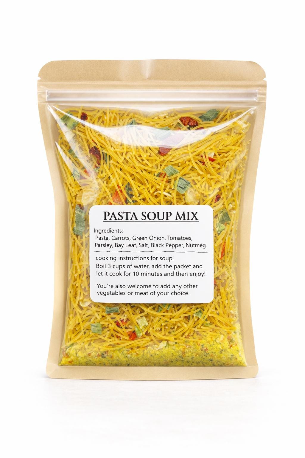 Pasta Soup Mix, Homemade Dry Soup Mix, Camping/Hiking Meal, Comfort Food Gift, Housewarming Gift, Pantry Staple, Easy Dinner Mix __etsy:8024450850