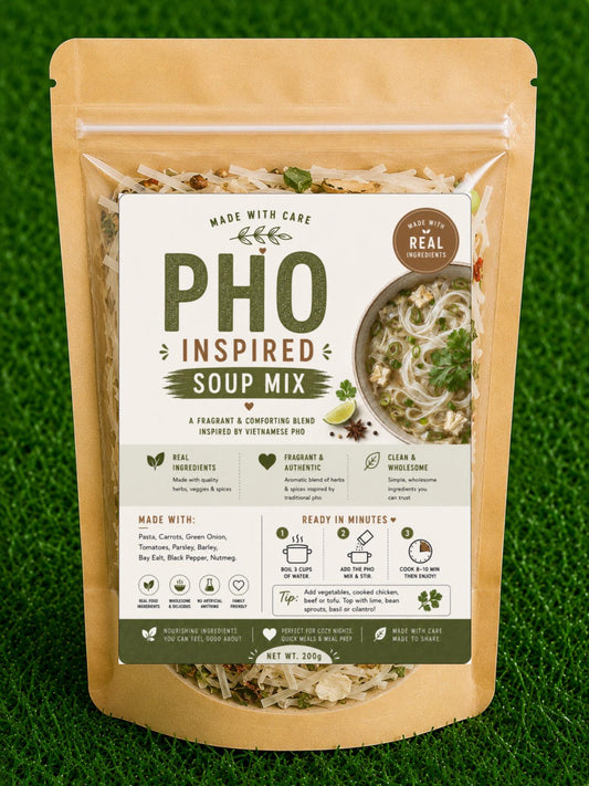 Pho Inspired Soup Mix, Vietnamese Style Rice Noodle Soup, Just Add Water Meal Kit,  Camping/Hiking Meal, Housewarming Gift, Pantry Staple. __etsy:8065640316