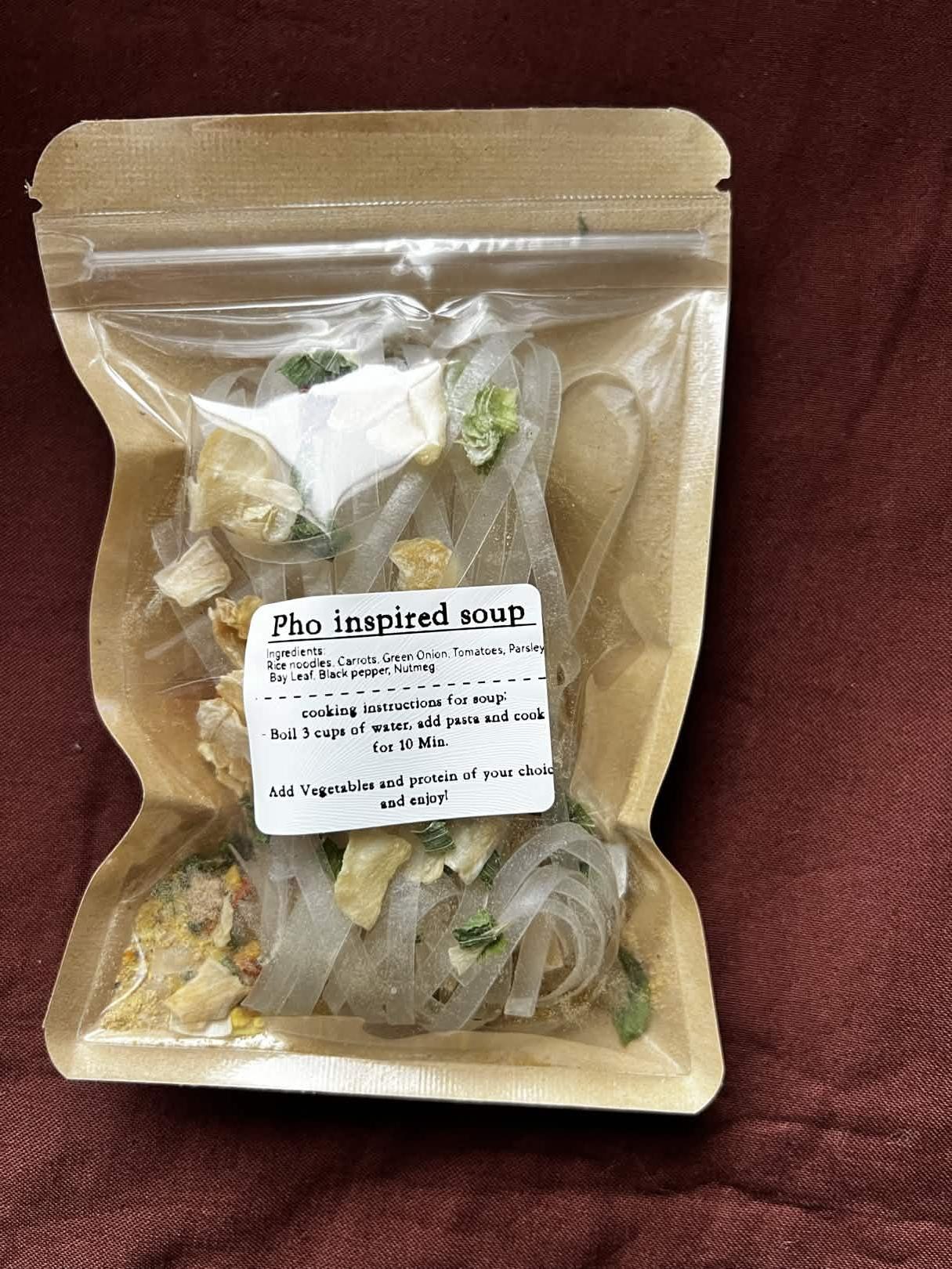 Pho Inspired Soup Mix, Vietnamese Style Rice Noodle Soup, Just Add Water Meal Kit,  Camping/Hiking Meal, Housewarming Gift, Pantry Staple. __etsy:7737262312