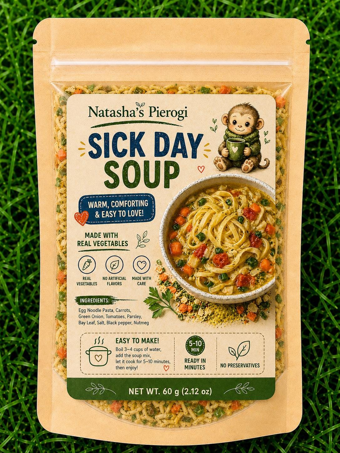 Sick Day Soup | Comfort Soup Mix Gift | Dry Soup Mix | Get Well Soon Gift | Care Package |  Housewarming Gift | Realtor Closing Gift __etsy:8065894470