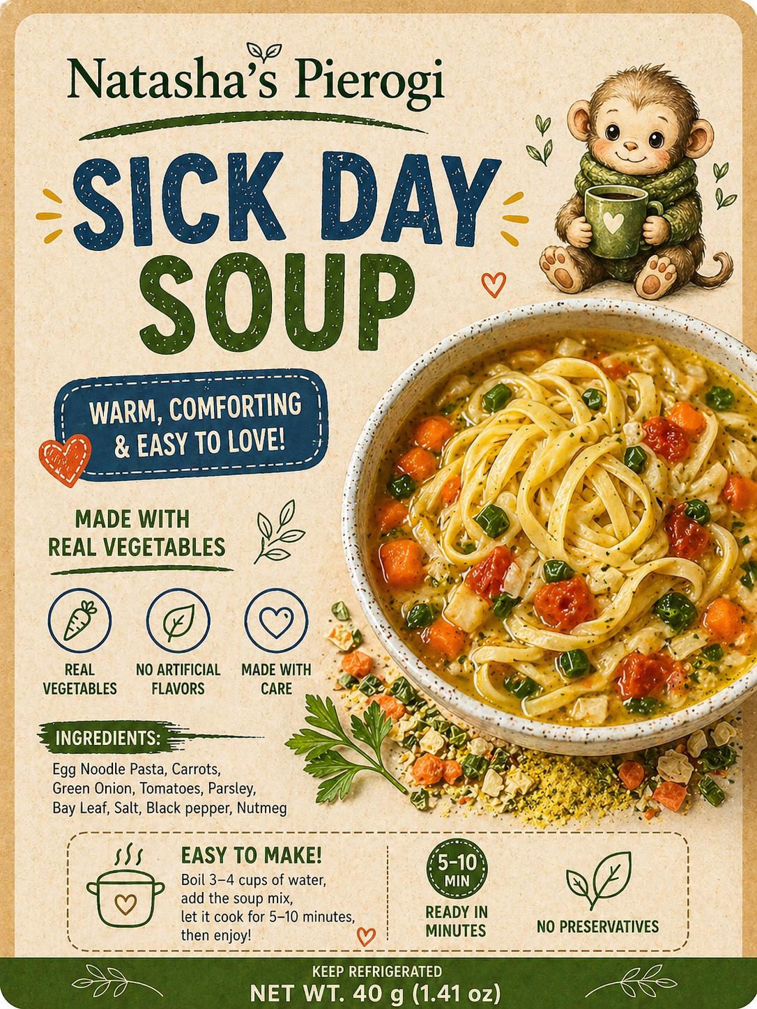 Sick Day Soup | Comfort Soup Mix Gift | Dry Soup Mix | Get Well Soon Gift | Care Package |  Housewarming Gift | Realtor Closing Gift __etsy:8065894768