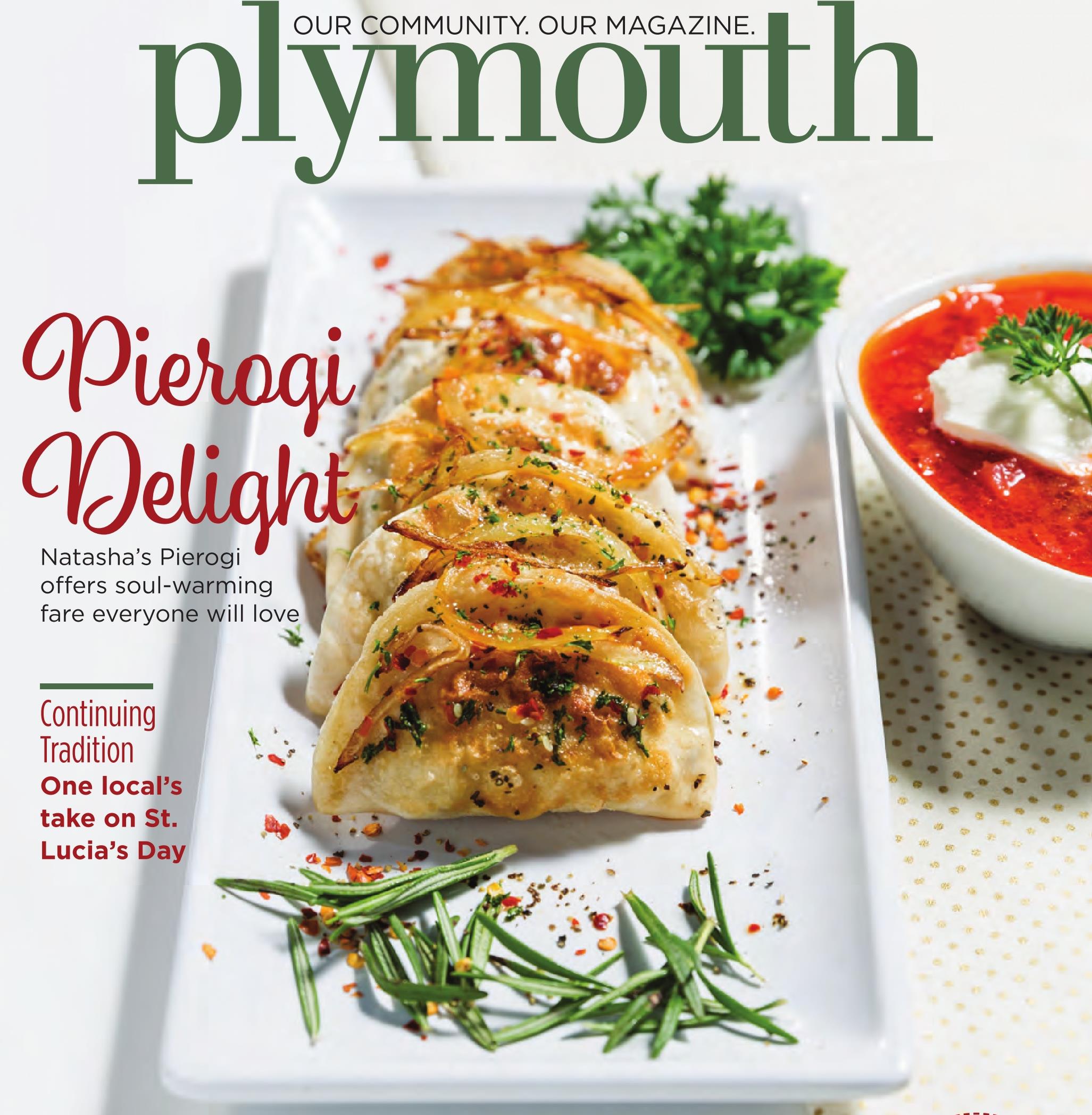Plymouth Magazine December Issue cover
