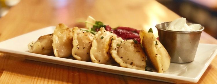 pierogi at the bk tap haus